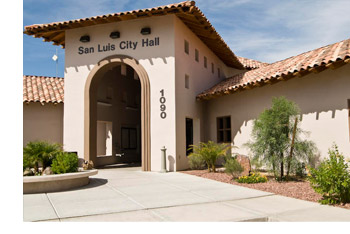 La Paz City Hall, a historic building with ornate architecture, stands prominently in the heart of the city.